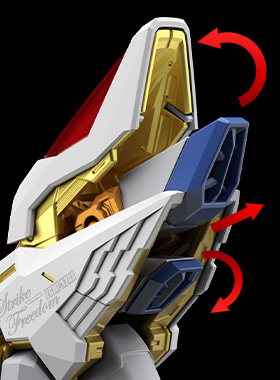 各部位装甲与喷射口的连动