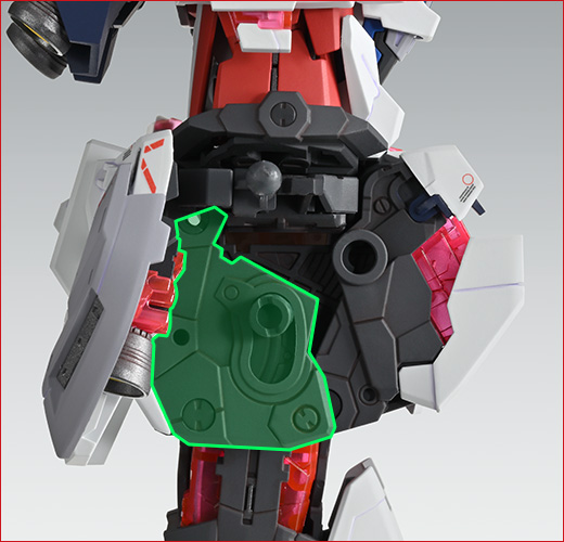 腰部整体可动，重现自然的前屈动作