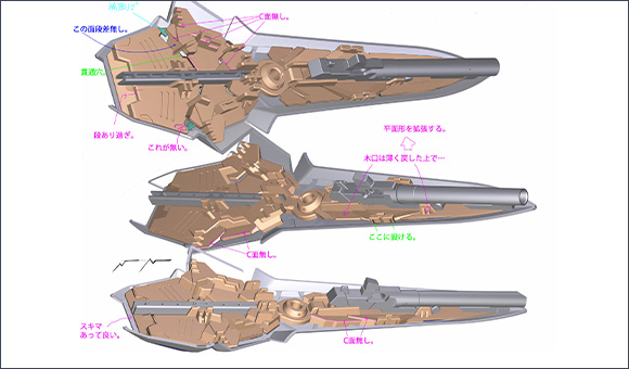 从战斧替换成光束薙刀，装上护盾！替换武装配件，乐趣无穷