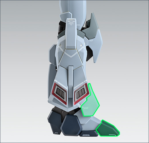 充满机械质感的设计，确保了大可动范围