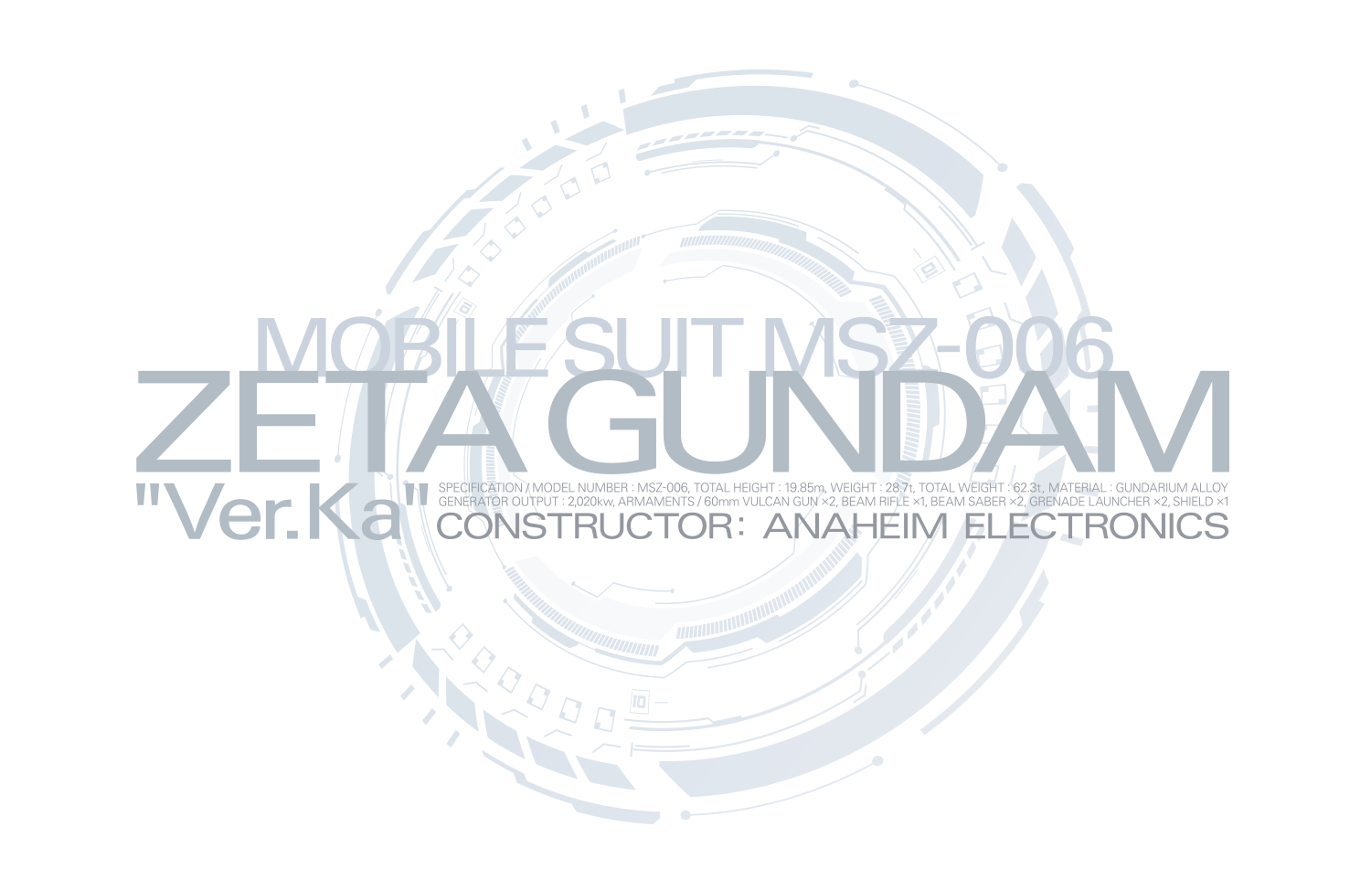 MG 1/100 Z高达 Ver.Ka