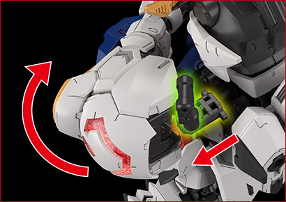 手臂和肩部的可动机关